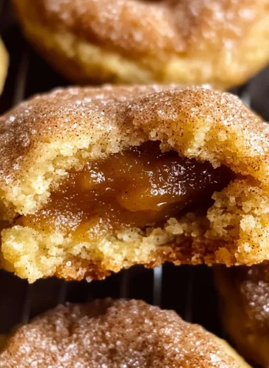 Apple Butter Snickerdoodle Cookies