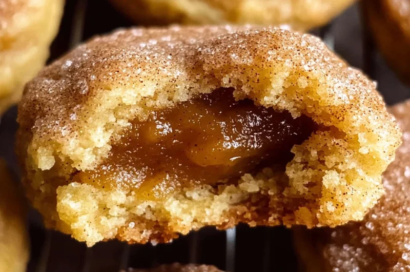 Apple Butter Snickerdoodle Cookies