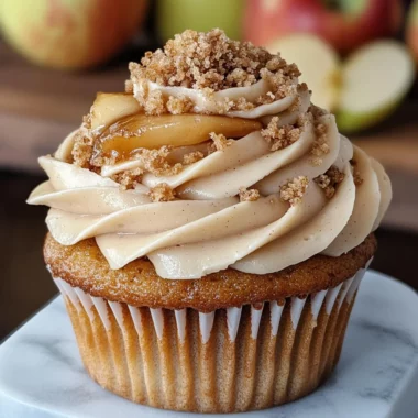 Apple Crumble Cupcakes