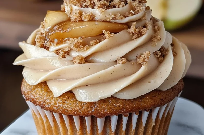 Apple Crumble Cupcakes