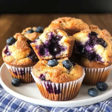 Blueberry Monkey Bread Muffins