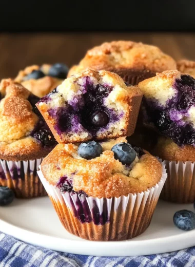 Blueberry Monkey Bread Muffins