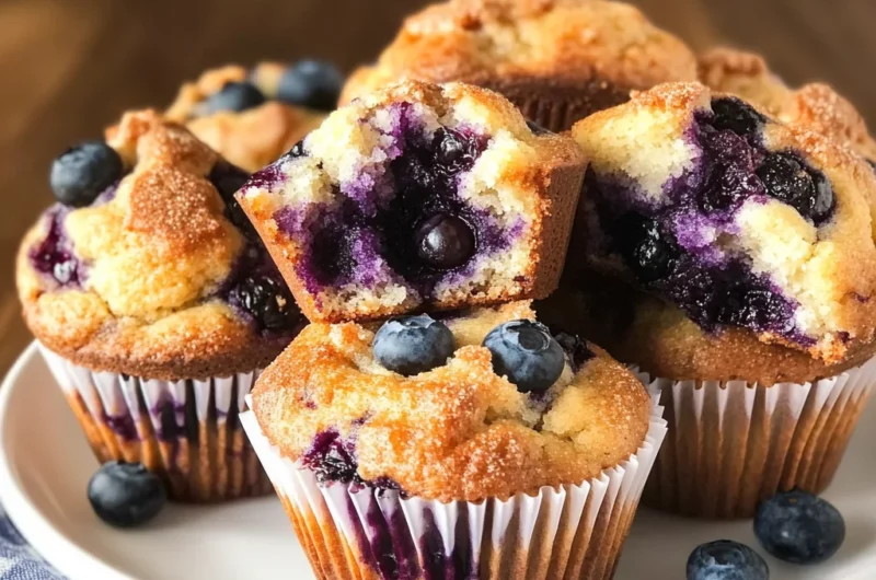 Blueberry Monkey Bread Muffins