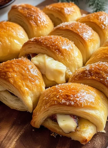 Breakfast Crescent Rolls With a Fig and Brie Surprise