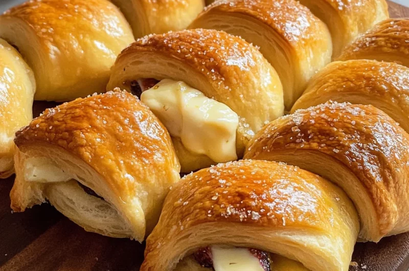 Breakfast Crescent Rolls With a Fig and Brie Surprise