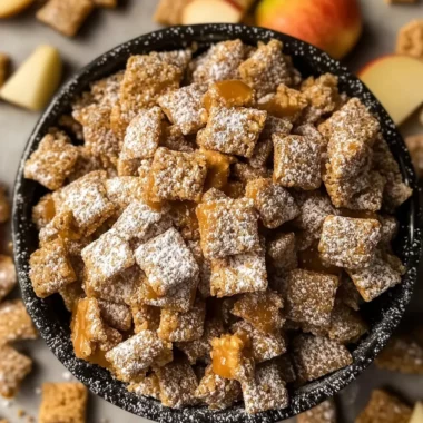 Caramel Apple Puppy Chow – Sweet, Crunchy & Irresistible