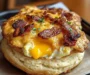 Cheddar Turkey Bacon Egg Biscuit Bombs
