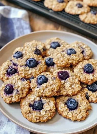 Chewy Blueberry Oatmeal Cookies - Alrightwithme