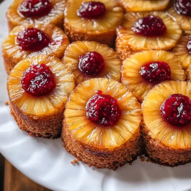 Cranberry Pineapple Upside Down Cake
