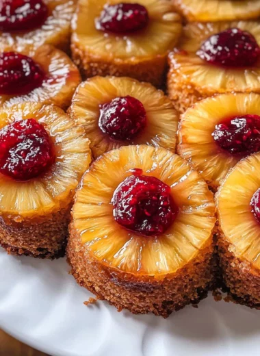 Cranberry Pineapple Upside Down Cake