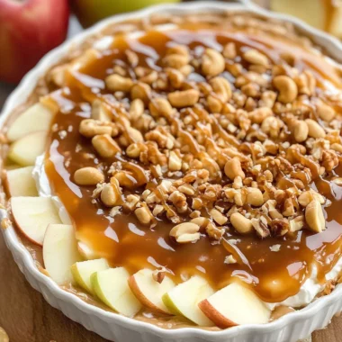Cream Cheese Caramel Apple Dip