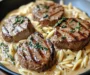 Creamy beef Tenderloin Medallions with Orzo