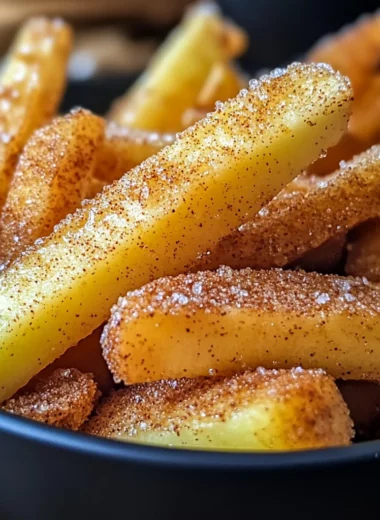 Crispy Air Fryer Apple Fries