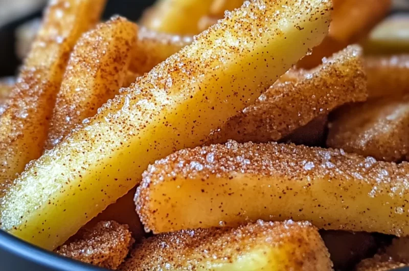 Crispy Air Fryer Apple Fries