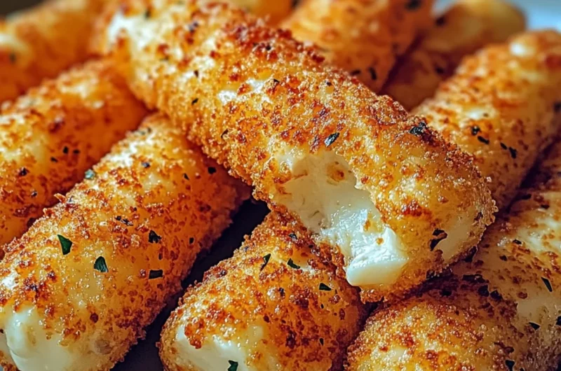Crispy Air Fryer Mozzarella Sticks