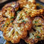 Crispy Baked Cauliflower Steaks