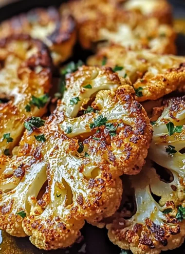 Crispy Baked Cauliflower Steaks
