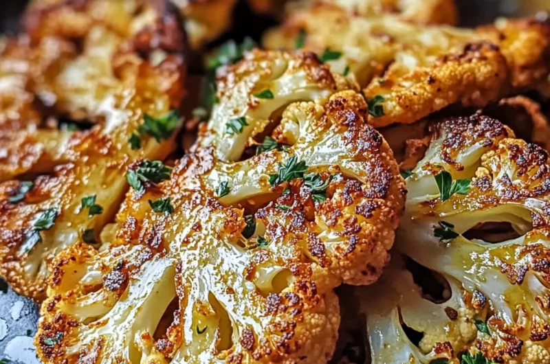 Crispy Baked Cauliflower Steaks