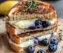 Crispy Blueberry Grilled Cheese