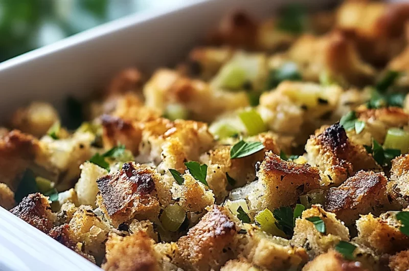 Delicious Grandmas Thanksgiving Stuffing Recipe