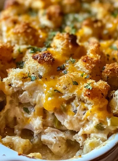 Dolly's Chicken and Stuffing Casserole