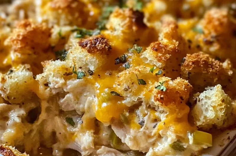 Dolly's Chicken and Stuffing Casserole