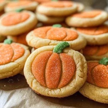 Easy Copycat Vegan Pillsbury Pumpkin Sugar Cookies