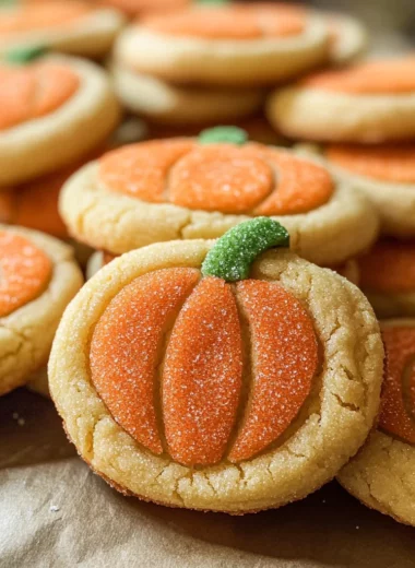 Easy Copycat Vegan Pillsbury Pumpkin Sugar Cookies