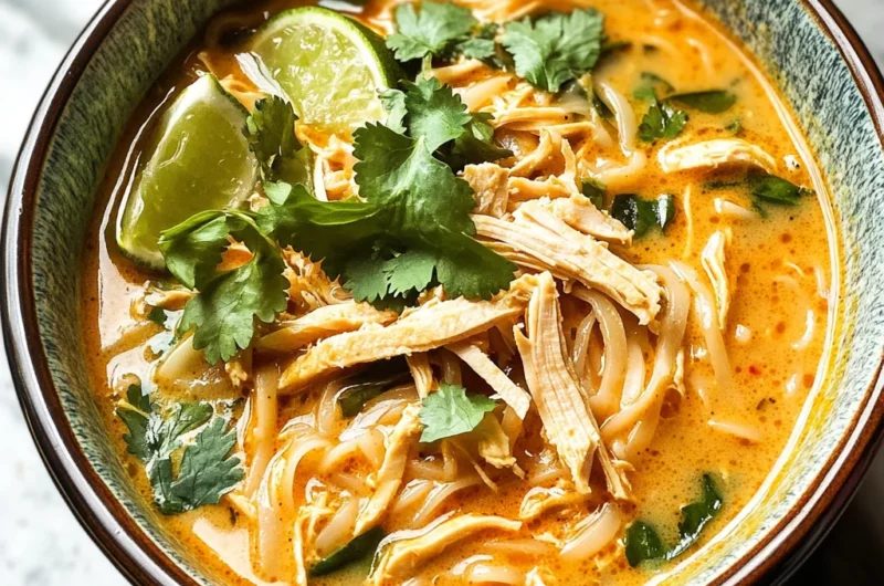 Easy Thai Chicken Curry Soup