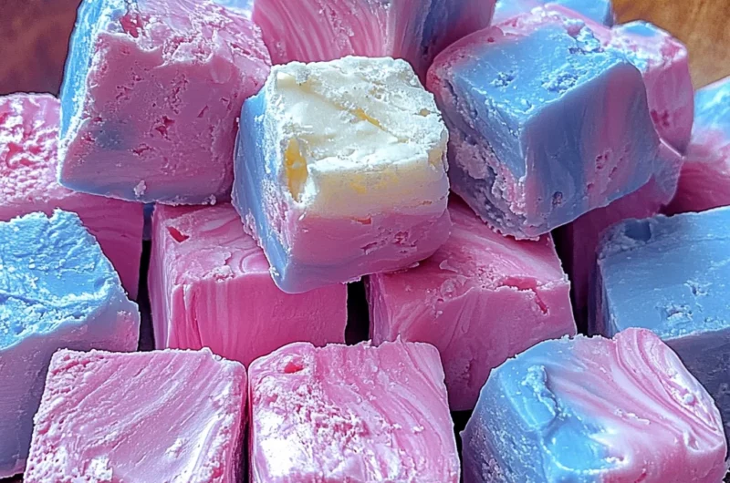 Fluffy Cotton Candy Fudge
