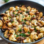 Garlic Cauliflower Mushroom Skillet: Quick & Delicious Dish