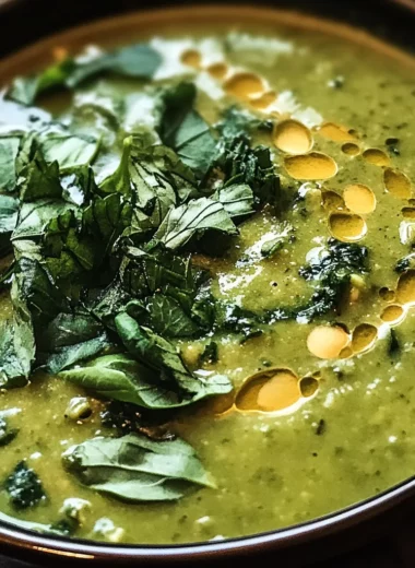 Green Goddess Herb Soup