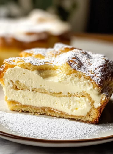 Karpatka - Polish Carpathian Mountain Cream Cake