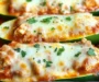 Keto Chicken Parmesan Zucchini Boats
