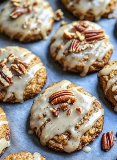Maple Pecan Pumpkin Cookies