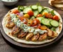 Mediterranean Chicken Gyros with Creamy Feta Tzatziki
