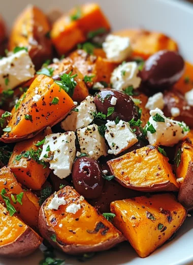 Mediterranean Sweet Potatoes