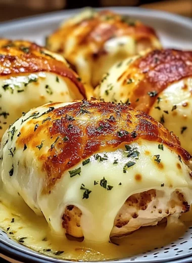 Melted Mozzarella & Ranch Chicken Bombs