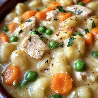 ONE POT GNOCCHI CHICKEN POT PIE
