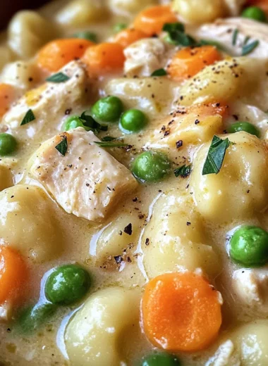 ONE POT GNOCCHI CHICKEN POT PIE
