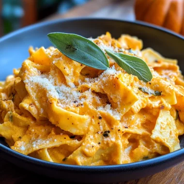 Pumpkin Alfredo with Sage