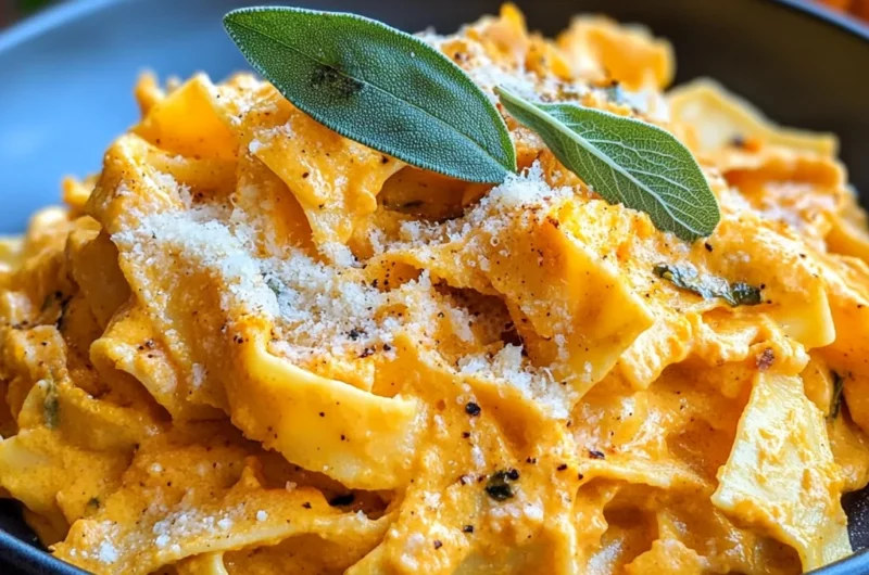 Pumpkin Alfredo with Sage