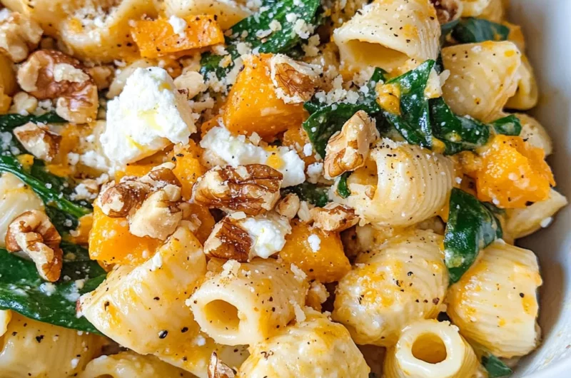 Pumpkin Feta Pasta