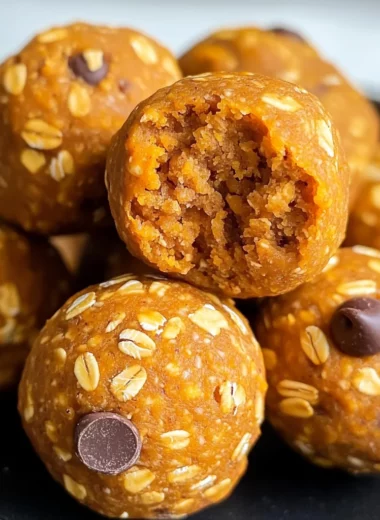 Pumpkin Protein Balls Recipe