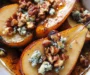 Roasted Pears with Blue Cheese, Walnuts and Honey Recipe