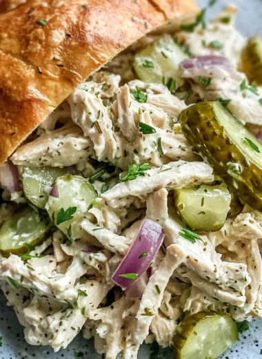 Savory Dill Pickle Chicken Salad