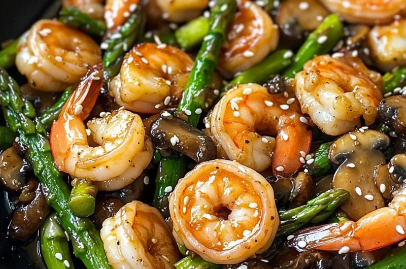 Shrimp and Asparagus Stir-Fry with Mushrooms: An Amazing Ultimate Recipe