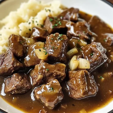 Sirloin Tips in Gravy – Easy Halal Beef Dinner Recipe