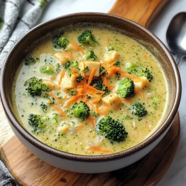 Smoked Gouda Broccoli Soup