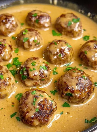 Swedish Meatballs with Gravy